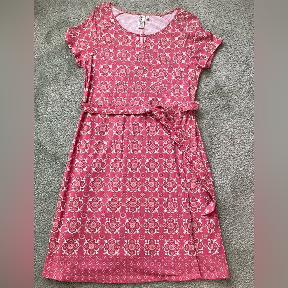 Adventura Organic Short Sleeve Patterned Dress - Picture 4 of 13